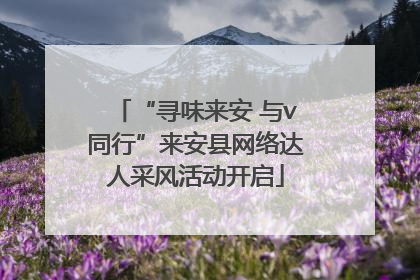 “寻味来安 与v同行”来安县网络达人采风活动开启