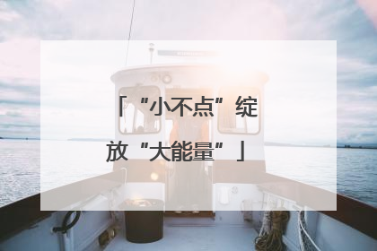 “小不点”绽放“大能量”