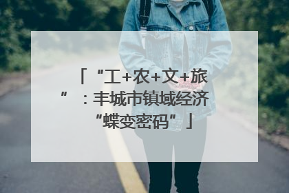 “工+农+文+旅”：丰城市镇域经济“蝶变密码”