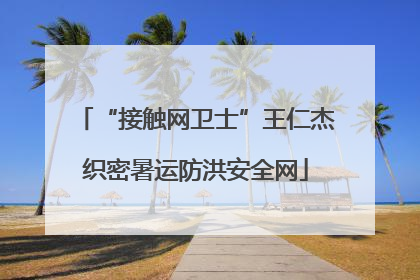 “接触网卫士”王仁杰织密暑运防洪安全网