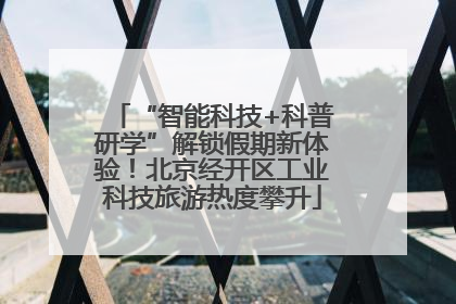 “智能科技+科普研学”解锁假期新体验！北京经开区工业科技旅游热度攀升
