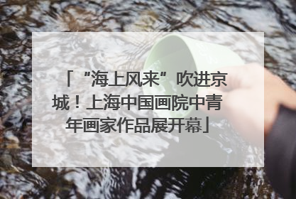 “海上风来”吹进京城！上海中国画院中青年画家作品展开幕