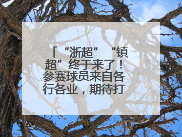 “浙超”“镇超”终于来了！参赛球员来自各行各业，期待打好每一场比赛