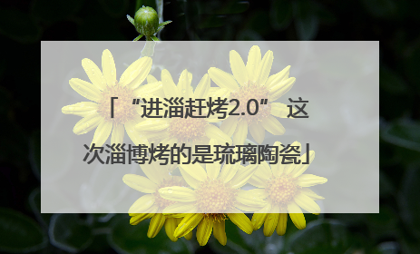 “进淄赶烤2.0” 这次淄博烤的是琉璃陶瓷