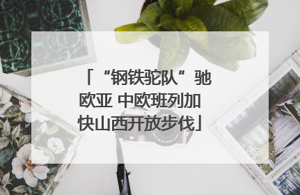 “钢铁驼队”驰欧亚 中欧班列加快山西开放步伐
