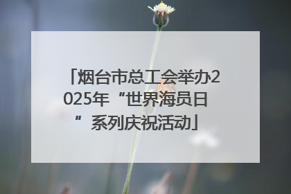 烟台市总工会举办2025年“世界海员日”系列庆祝活动