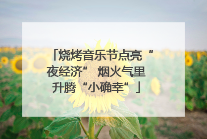 烧烤音乐节点亮“夜经济” 烟火气里升腾“小确幸”