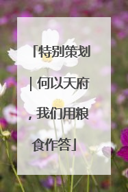 特别策划｜何以天府，我们用粮食作答