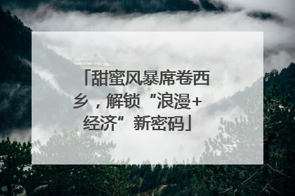 甜蜜风暴席卷西乡，解锁“浪漫+经济”新密码