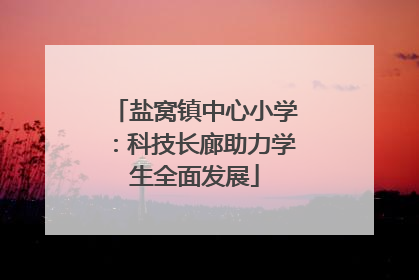 盐窝镇中心小学：科技长廊助力学生全面发展