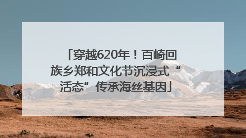 穿越620年！百崎回族乡郑和文化节沉浸式“活态”传承海丝基因