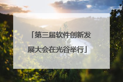 第三届软件创新发展大会在光谷举行