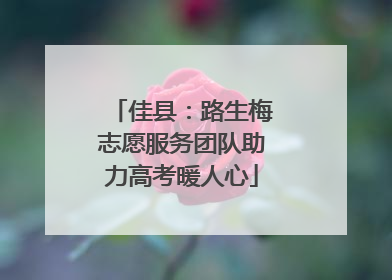 佳县：路生梅志愿服务团队助力高考暖人心