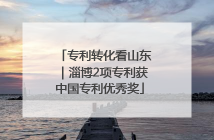 专利转化看山东｜淄博2项专利获中国专利优秀奖