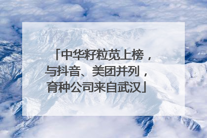 中华籽粒苋上榜，与抖音、美团并列，育种公司来自武汉