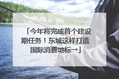 今年将完成首个建设期任务！东城这样打造国际消费地标→