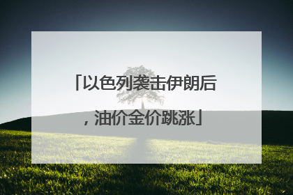 以色列袭击伊朗后，油价金价跳涨