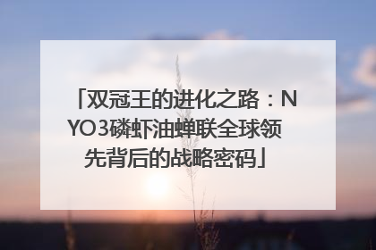 双冠王的进化之路：NYO3磷虾油蝉联全球领先背后的战略密码