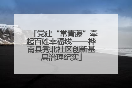 党建“常青藤”牵起百姓幸福线——桦南县秀北社区创新基层治理纪实