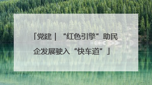 党建｜“红色引擎”助民企发展驶入“快车道”