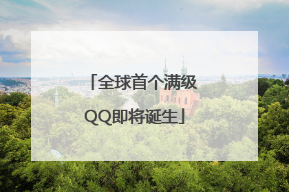 全球首个满级QQ即将诞生