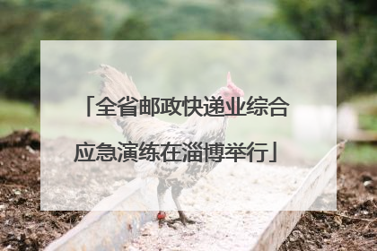 全省邮政快递业综合应急演练在淄博举行
