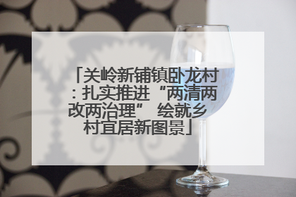 关岭新铺镇卧龙村：扎实推进“两清两改两治理” 绘就乡村宜居新图景