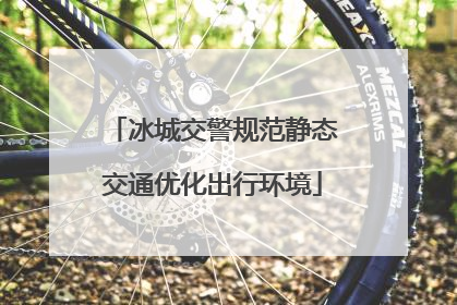 冰城交警规范静态交通优化出行环境