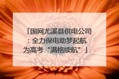 国网尤溪县供电公司：全力保电助梦起航 为高考“满格续航”