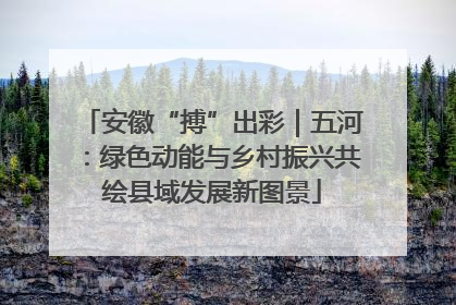 安徽“搏”出彩｜五河：绿色动能与乡村振兴共绘县域发展新图景
