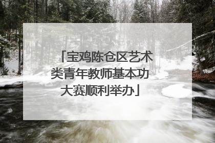 宝鸡陈仓区艺术类青年教师基本功大赛顺利举办