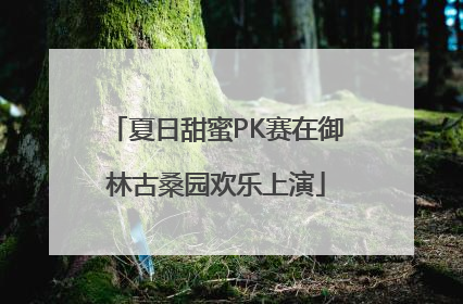 夏日甜蜜PK赛在御林古桑园欢乐上演