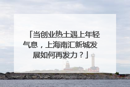 当创业热土遇上年轻气息，上海南汇新城发展如何再发力？