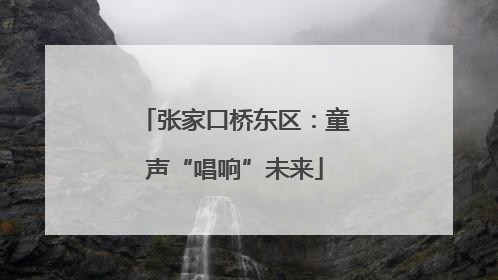 张家口桥东区：童声“唱响”未来