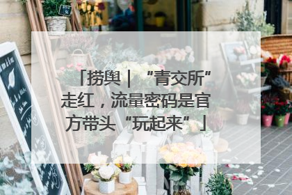 捞舆｜“青交所”走红，流量密码是官方带头“玩起来”