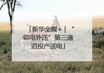 新华全媒+｜“疆电外送”第三通道投产送电