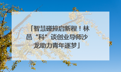 智慧碰撞启新程！林邑“科”谈创业导师沙龙助力青年逐梦