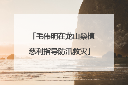 毛伟明在龙山桑植慈利指导防汛救灾
