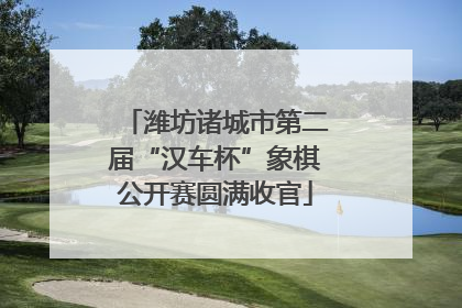 潍坊诸城市第二届“汉车杯”象棋公开赛圆满收官