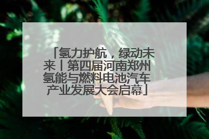 氢力护航，绿动未来丨第四届河南郑州氢能与燃料电池汽车产业发展大会启幕