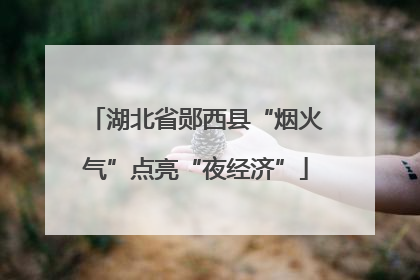 湖北省郧西县“烟火气”点亮“夜经济”