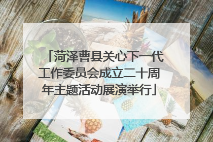 菏泽曹县关心下一代工作委员会成立二十周年主题活动展演举行