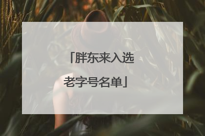 胖东来入选老字号名单