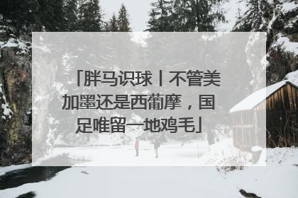 胖马识球丨不管美加墨还是西葡摩，国足唯留一地鸡毛