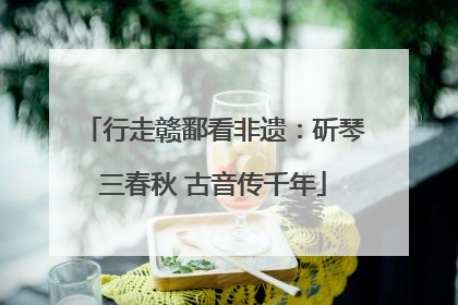 行走赣鄱看非遗：斫琴三春秋 古音传千年