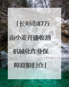 长垣市87万亩小麦开镰收割 机械化作业保障夏粮归仓