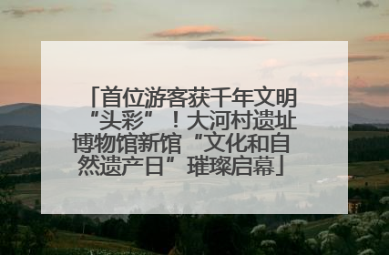 首位游客获千年文明“头彩”！大河村遗址博物馆新馆“文化和自然遗产日”璀璨启幕