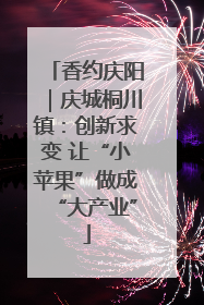 香约庆阳｜庆城桐川镇：创新求变 让“小苹果”做成“大产业”