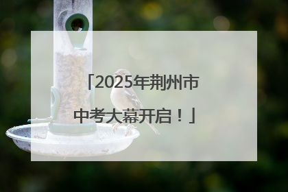 2025年荆州市中考大幕开启！