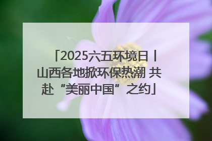 2025六五环境日丨山西各地掀环保热潮 共赴“美丽中国”之约